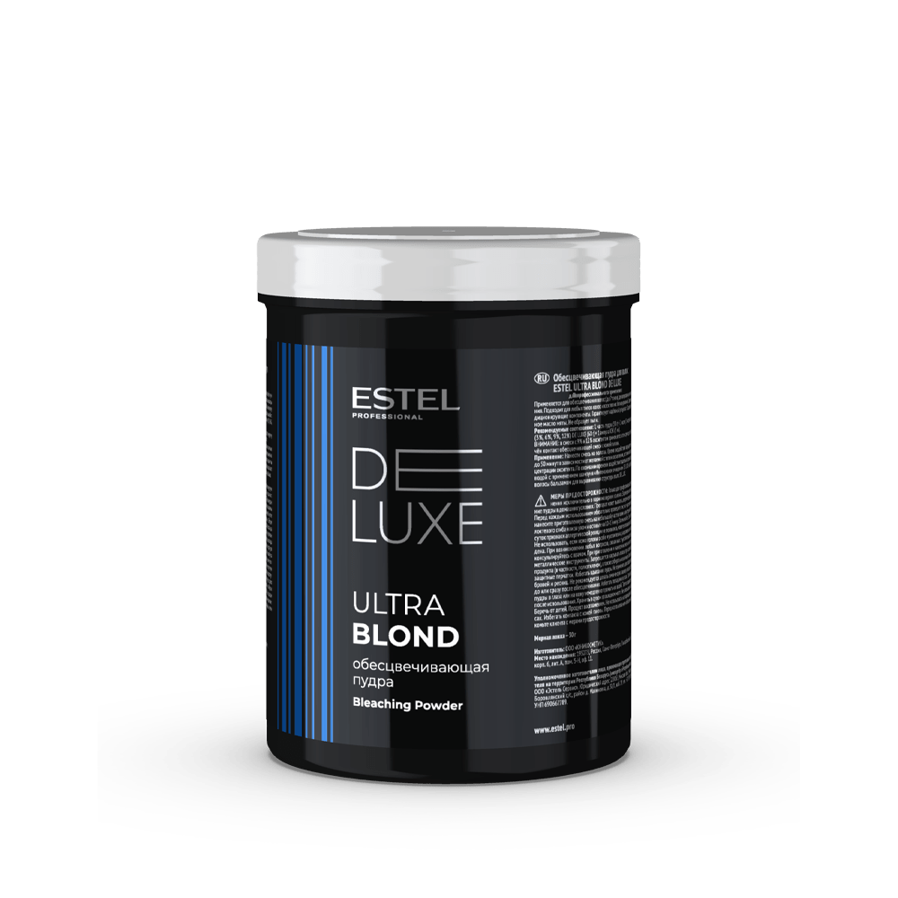 Обесцвечивающая пудра для волос DE LUXE ULTRA BLOND, 750 г