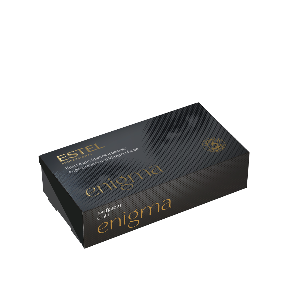 Краска для бровей и ресниц ENIGMA, 2*20 мл - Тон графит
