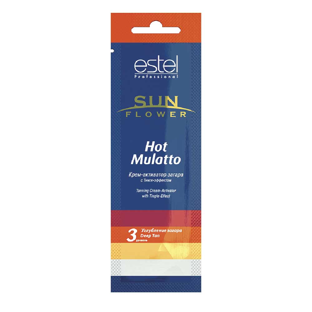 Крем-активатор загара SUN Flower Hot Mulatto, 15 мл