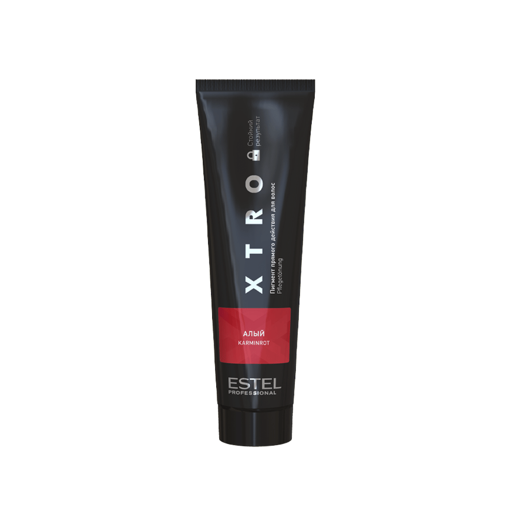 Пигмент прямого действия для волос XTRO BLACK Алый, 100 мл