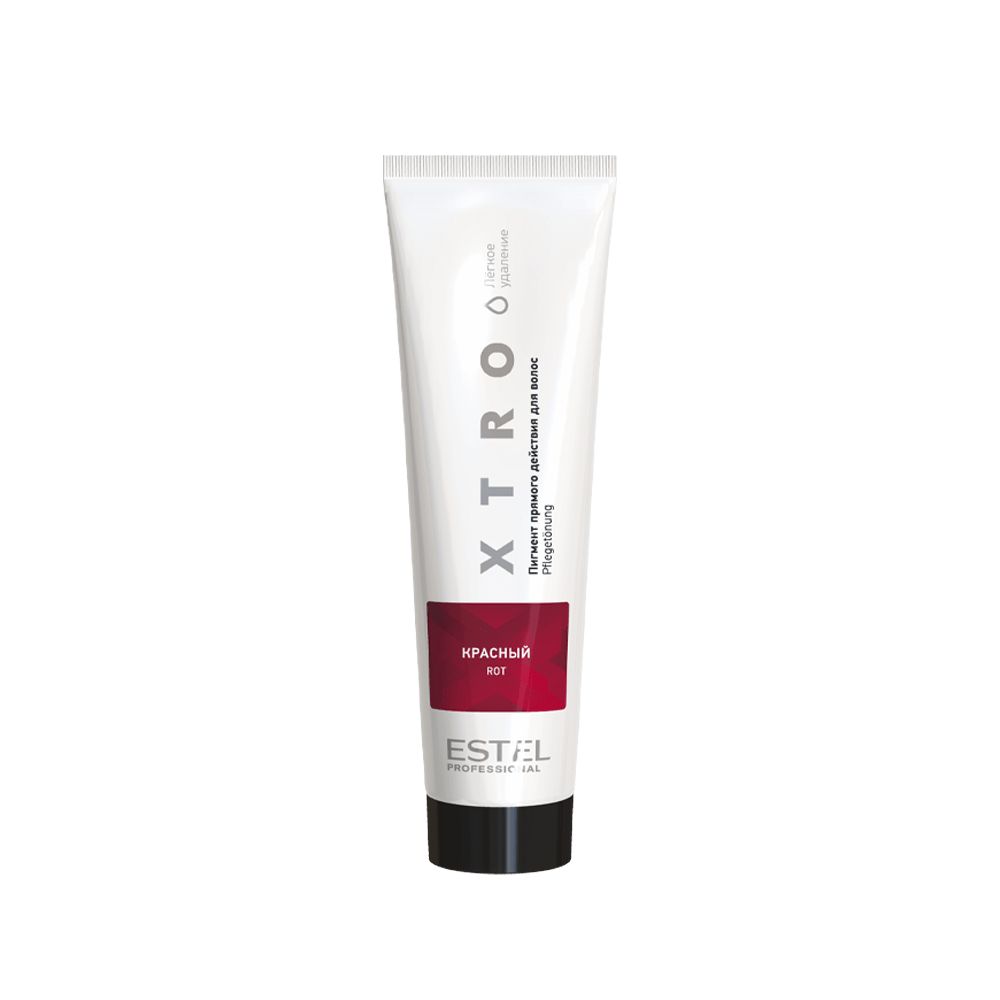 Пигмент прямого действия для волос XTRO WHITE Красный, 100 мл