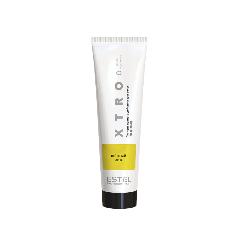 Пигмент прямого действия для волос XTRO WHITE Желтый, 100 мл