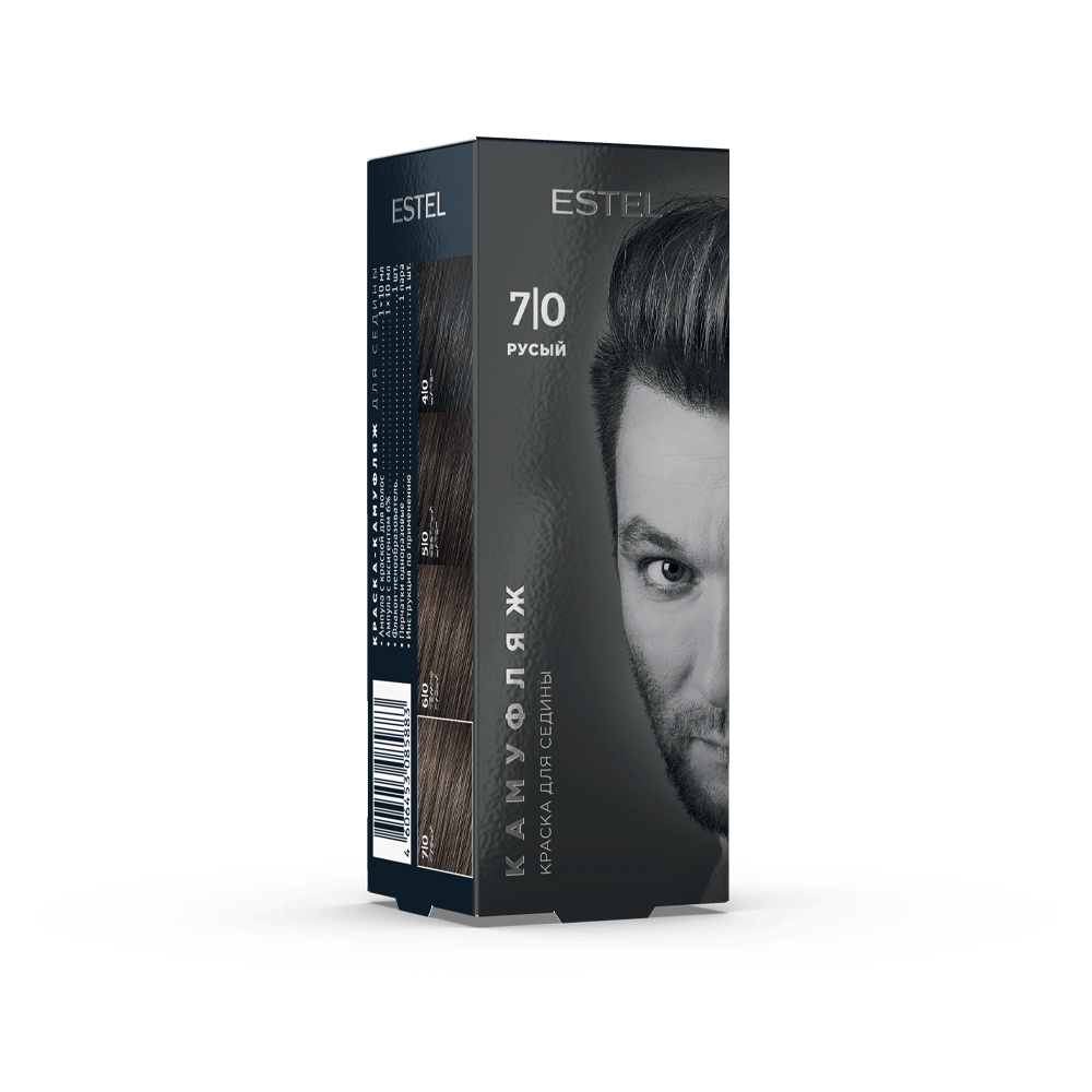 Набор для камуфляжа волос ESTEL ALPHA HOMME 7/0 Русый