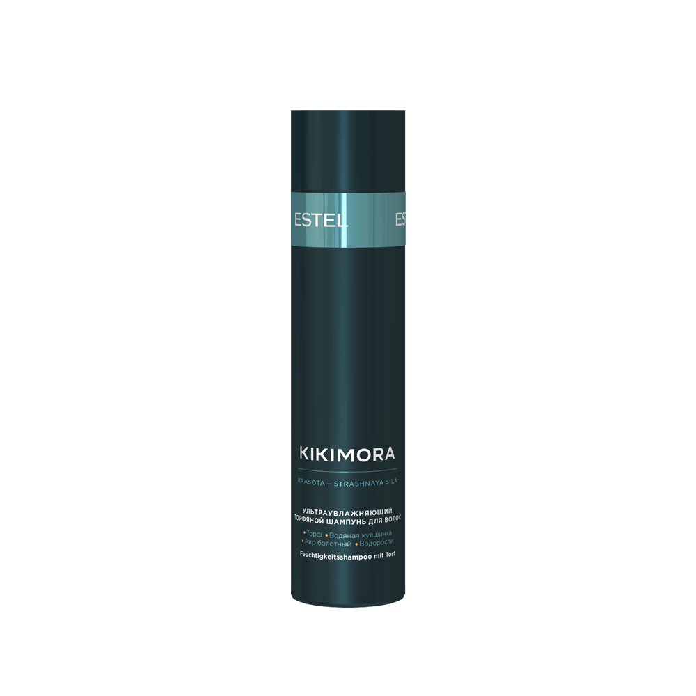 Ультраувлажняющий торфяной шампунь KIKIMORA by ESTEL, 250 мл