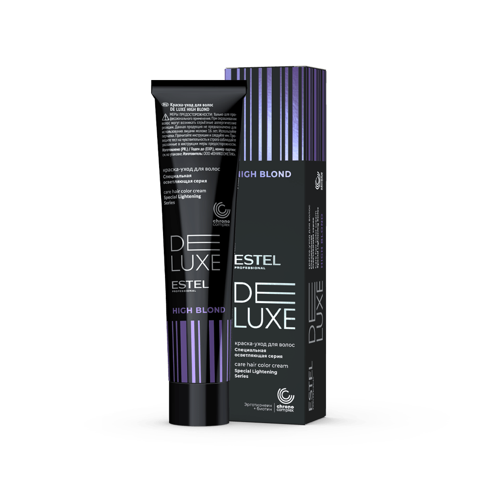 Краска-уход для волос DE LUXE HIGH BLOND, 60 мл