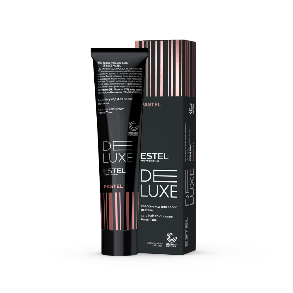 Краска-уход для волос DE LUXE PASTEL, 60 мл
