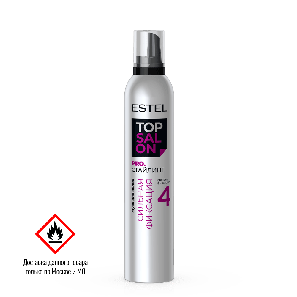 Мусс для волос ESTEL TOP SALON PRO.СТАЙЛИНГ сильная фиксация, 350 мл