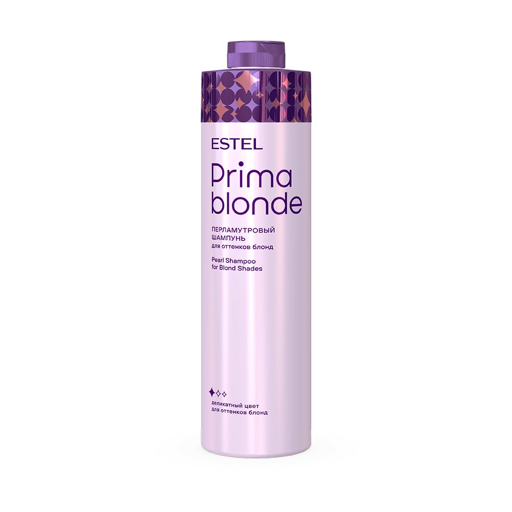 Перламутровый шампунь для оттенков блонд PRIMA BLONDE, 1000 мл